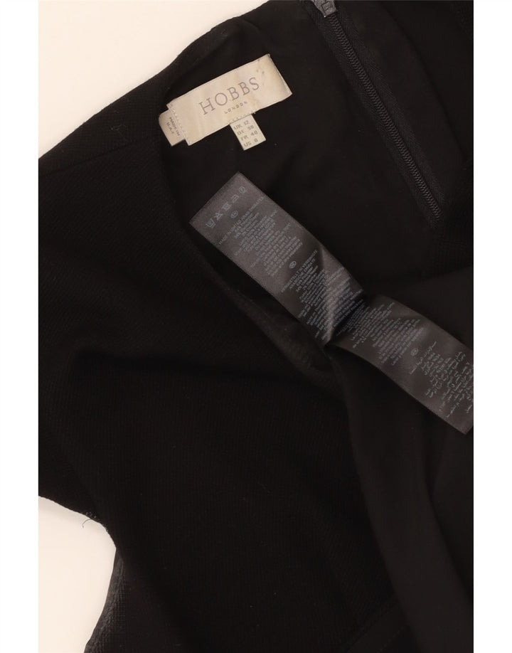 Damska sukienka płaszczowa Hobbs UK 12, średni czarny poliester