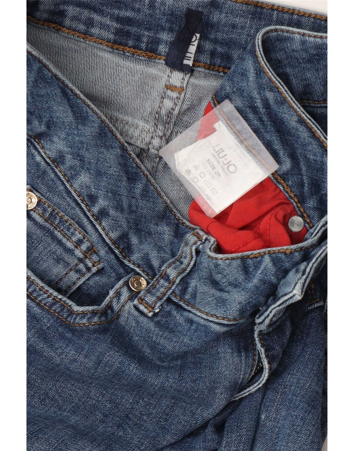 Damskie jeansy Liu Jo Slim Fit W29 L32 Niebieskie