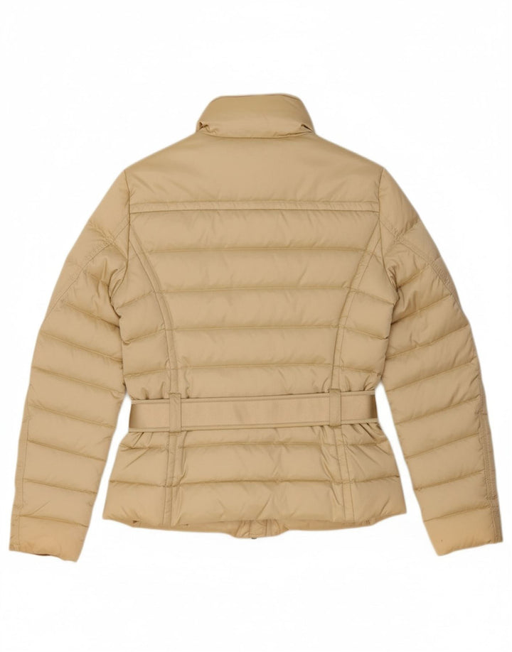 PEUTEREY Womens Padded Jacket IT 46 Large Beige Polyamide Vintage PEUTEREY and Second-Hand PEUTEREY from Messina Hembry 