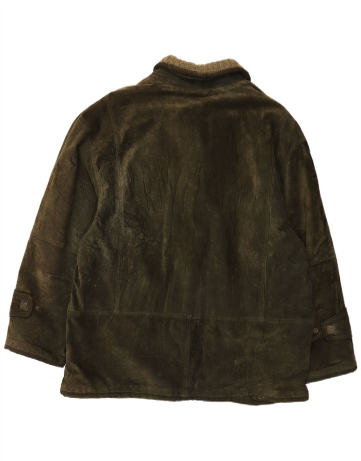 Zamszowa kurtka męska Torras EU 60 5XL Khaki