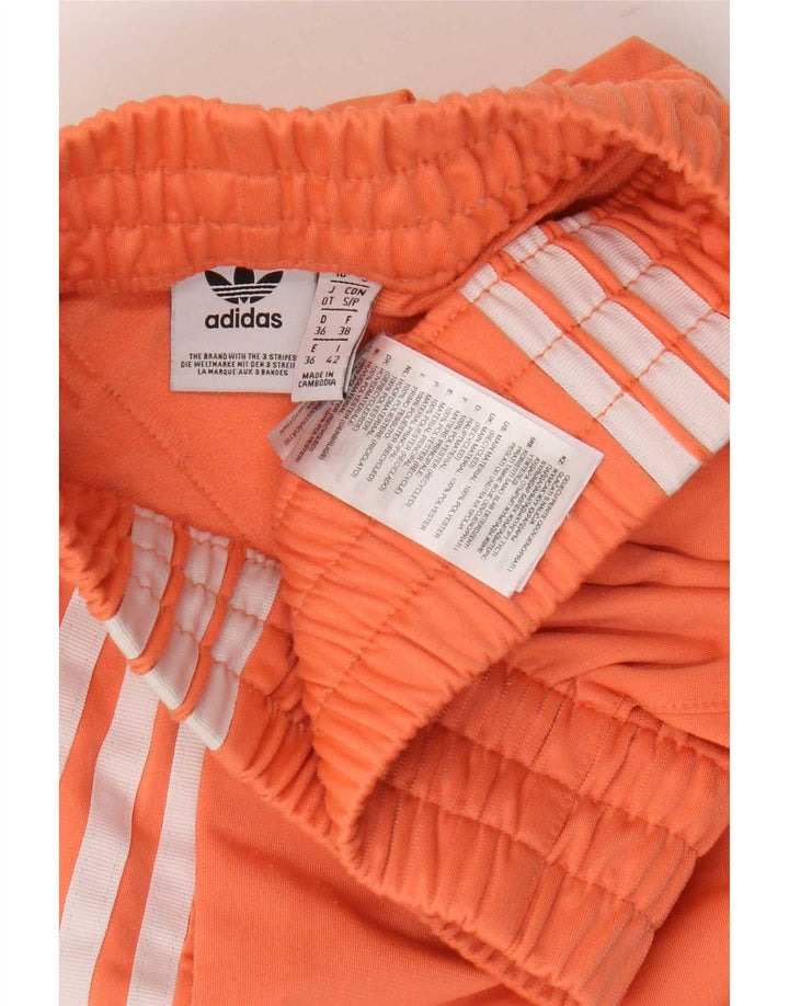 Damskie spodenki sportowe Adidas UK 10, małe, pomarańczowe, poliestrowe