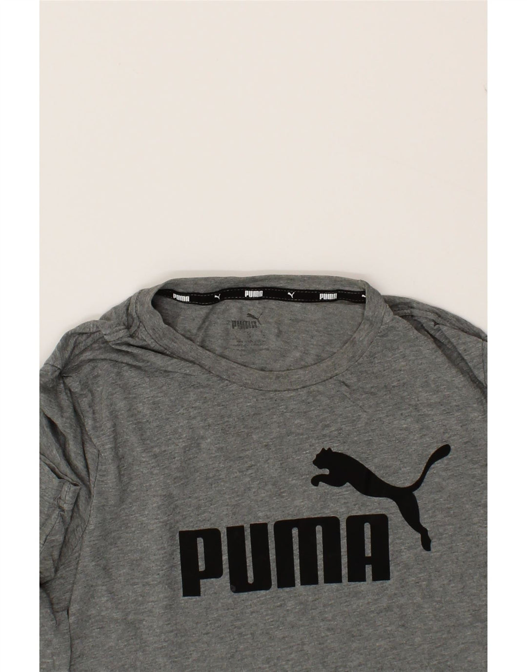 PUMA Mens Graphic T-Shirt Top Small Grey Vintage Puma and Second-Hand Puma from Messina Hembry 