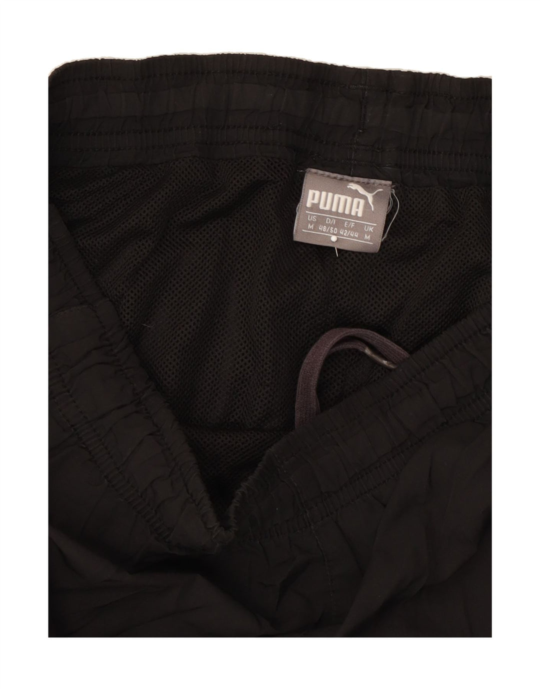 PUMA Mens Sport Shorts Medium Black Vintage Puma and Second-Hand Puma from Messina Hembry 
