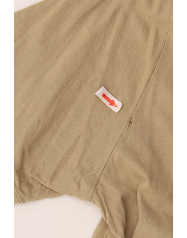 T-shirt męski Nike Top, średnio beżowy, bawełniany
