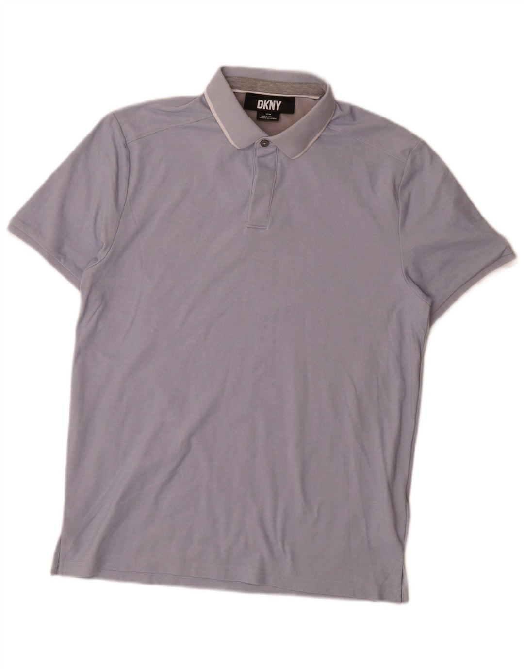 Męska koszulka polo Dkny, średnia niebieska, bawełniana