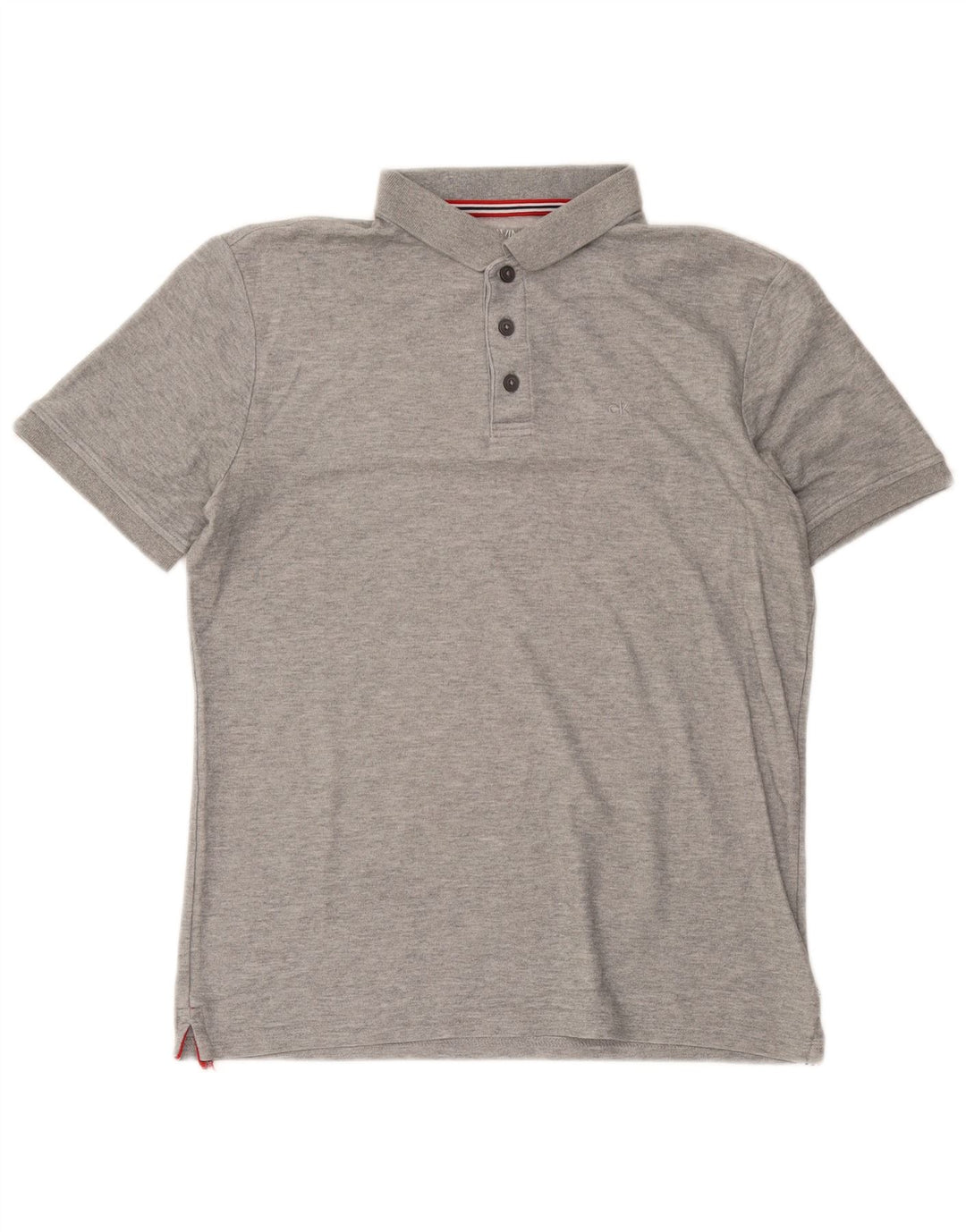 Męska koszulka polo do golfa Calvin Klein, średnio szara, nakrapiana