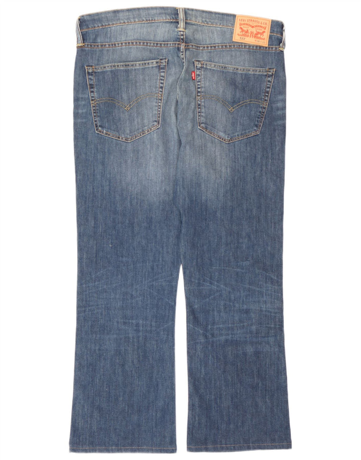 Męskie dżinsy Levi's 527 Bootcut W36 L28 Niebieska bawełna
