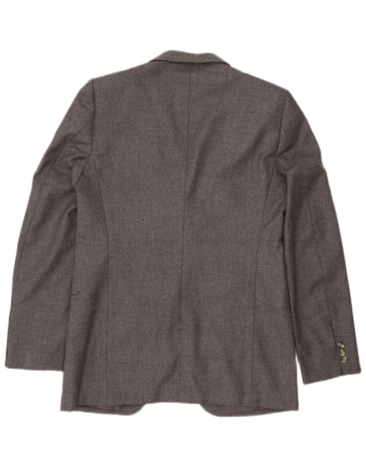Cerruti 1881 Męska marynarka zapinana na 2 guziki UK 42 XL Szara wełna