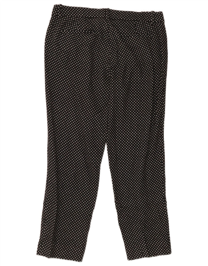 Spodnie damskie J. CREW Slim Capri US 6 Medium W30 L25 Czarne cętki