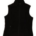 EDDIE BAUER Womens Fleece Gilet US 8 Medium Black Polyester Vintage Eddie Bauer and Second-Hand Eddie Bauer from Messina Hembry 