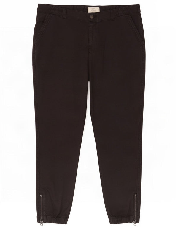 Damskie spodnie Chino do biegania Fat Face UK 18 XL W36 L27 Czarne