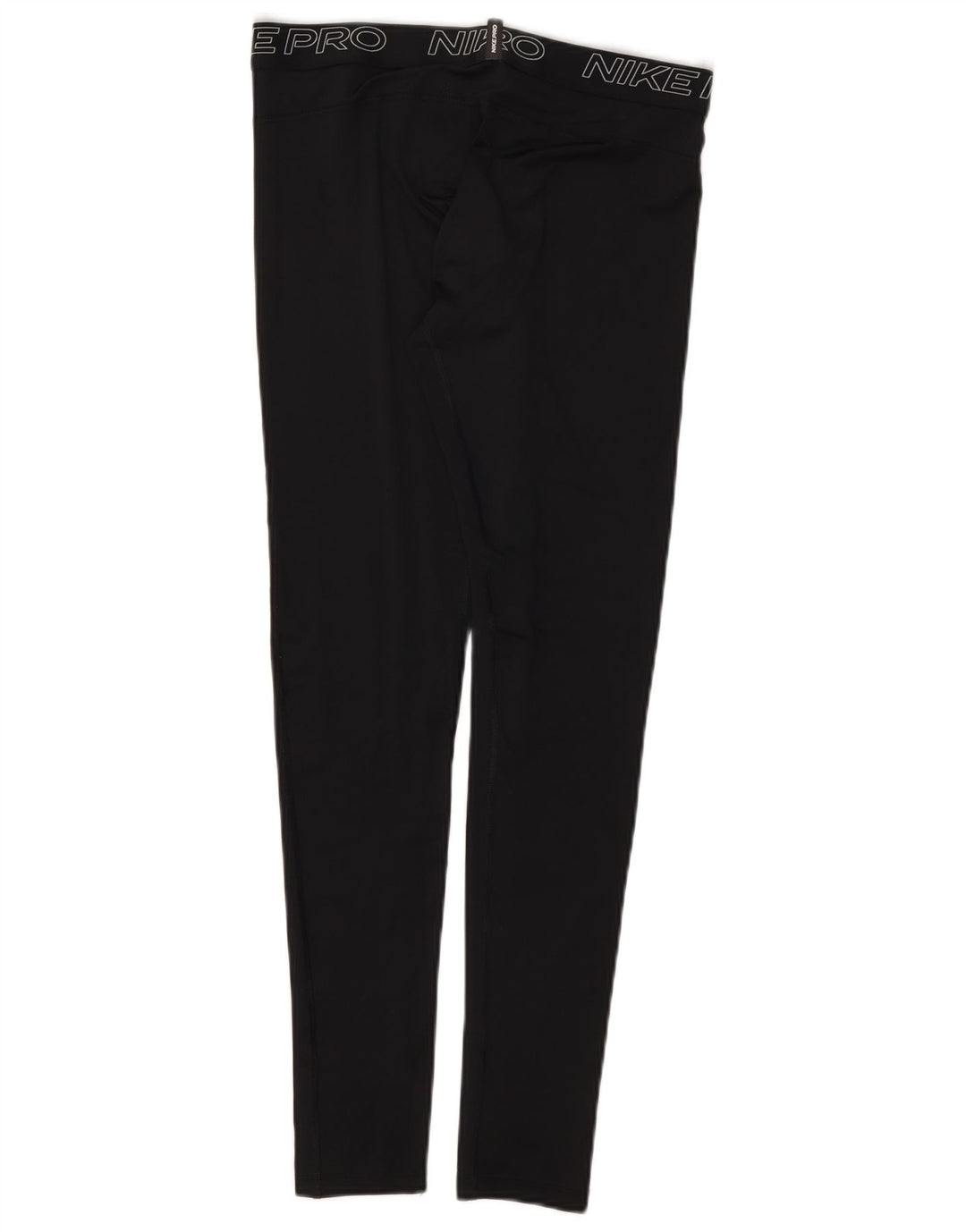Męskie legginsy Nike Dri Fit z grafiką, duże, czarne, poliestrowe