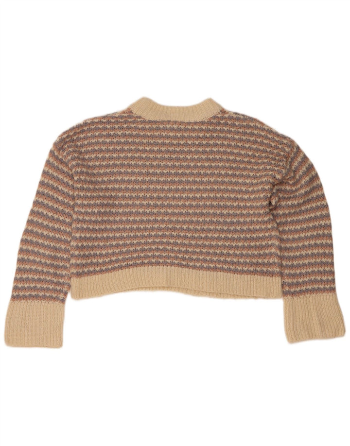 Topshop damski sweter z golfem, UK 10, mały, wielokolorowy