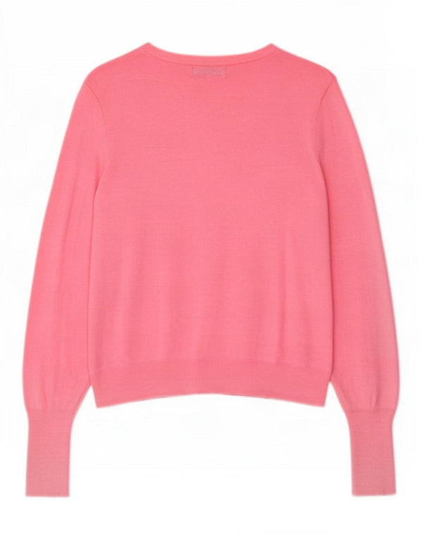 Sweter damski Marks & Spencer UK 16, duży, różowy, wiskoza