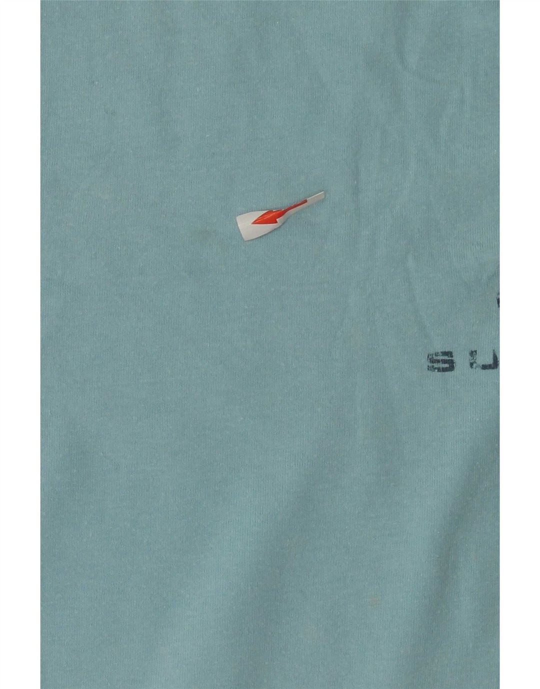 Męski T-shirt z grafiką Murphy & Nye, duży, niebieski, bawełniany