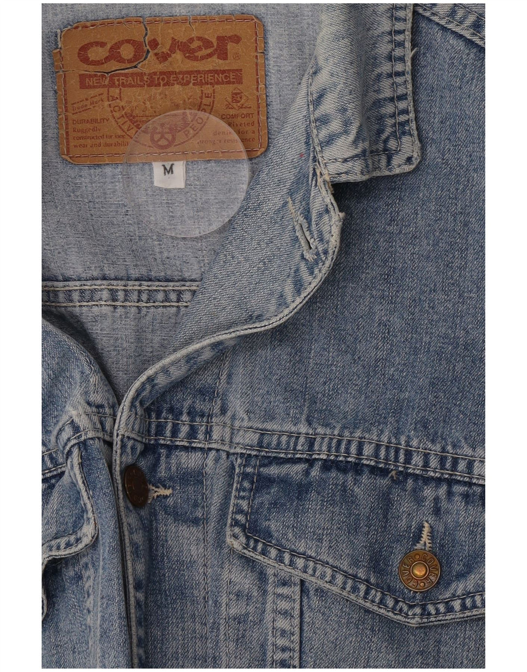 Męska kurtka dżinsowa Cover UK 38 Medium Blue