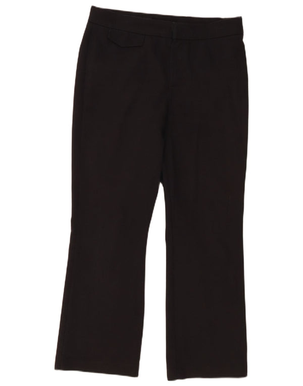 Krótkie spodnie damskie Zara Bootcut, średnie W28 L25, czarne, bawełniane