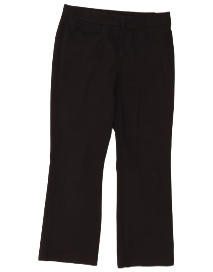 Krótkie spodnie damskie Zara Bootcut, średnie W28 L25, czarne, bawełniane