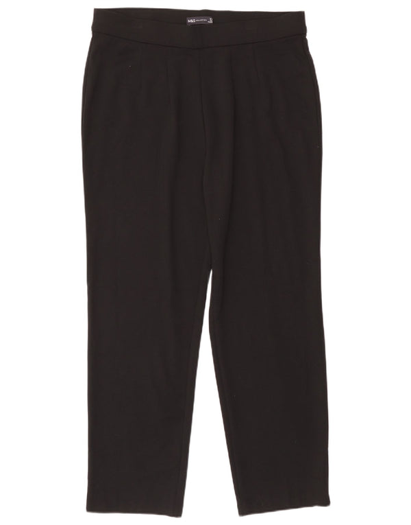 Legginsy damskie Marks & Spencer UK 16, duże, czarne, wiskozowe