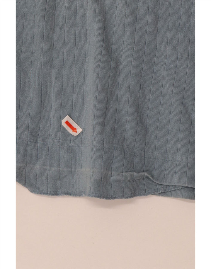 Męska koszulka Kappa Top, średnia niebieska bawełna