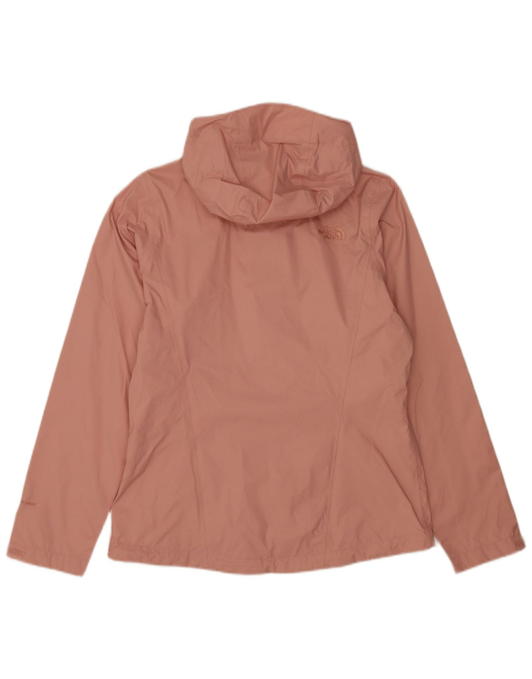 Damska kurtka przeciwdeszczowa z kapturem The North Face UK 14, średni różowy nylon