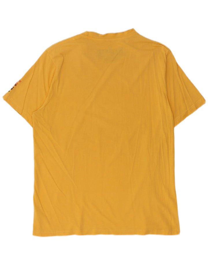 T-shirt męski Billabong, duży, żółty, bawełniany