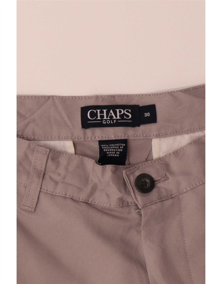 Męskie spodenki Chino Chaps W30 Średni szary poliester