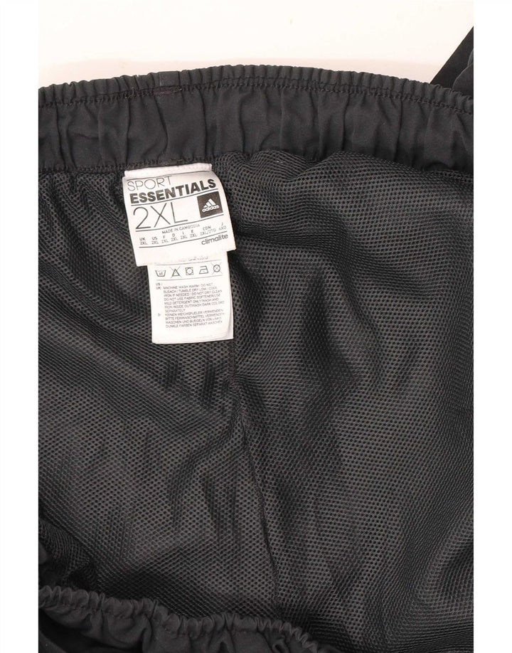 Męskie spodenki sportowe Adidas Climalite 2XL Szary poliester