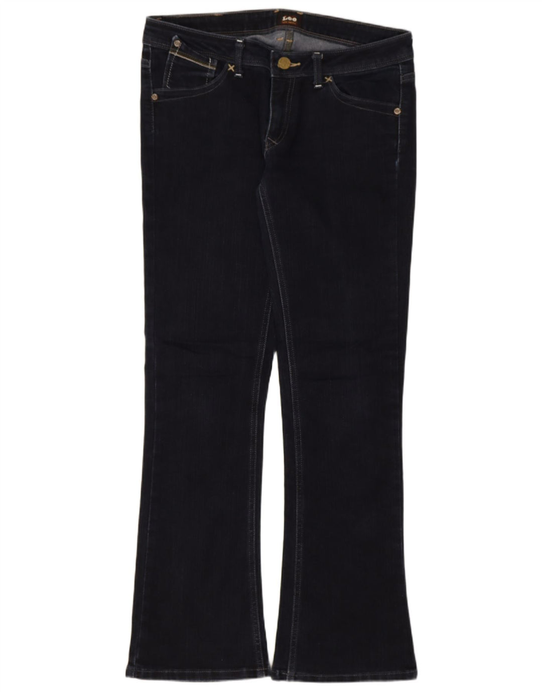 Damskie jeansy Lee Bootcut W30 L30 Granatowe, bawełniane