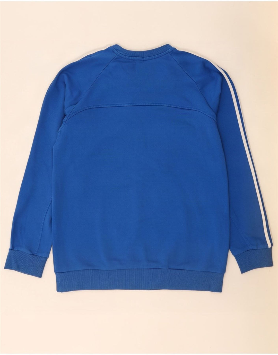 Adidas Męska Bluza Sweter Duża Niebieska Bawełniana