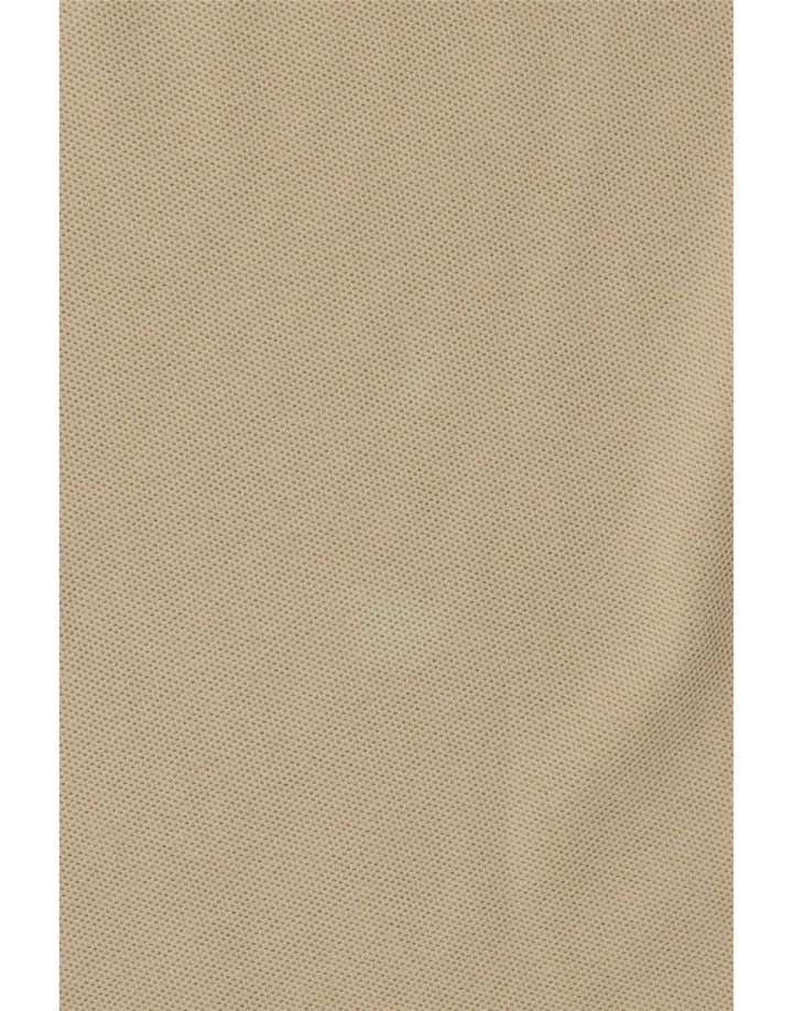 Męska koszulka polo Timberland, mała, beżowa, bawełniana