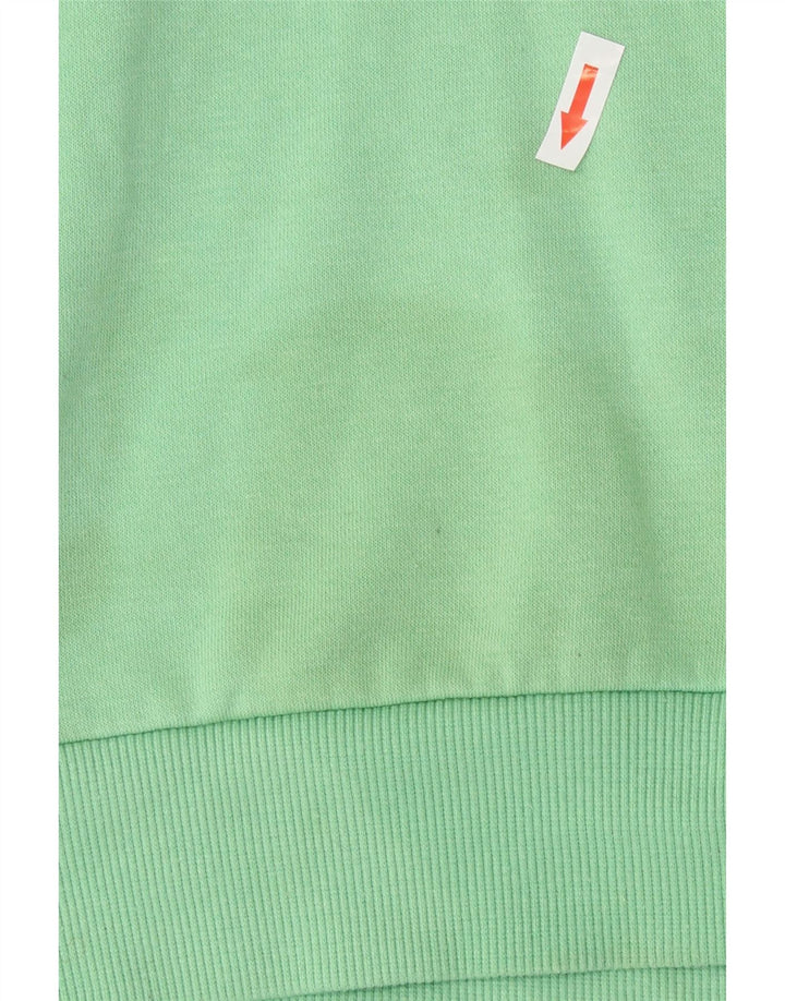 Męska bluza z grafiką Kappa, 2XL, zielona bawełna