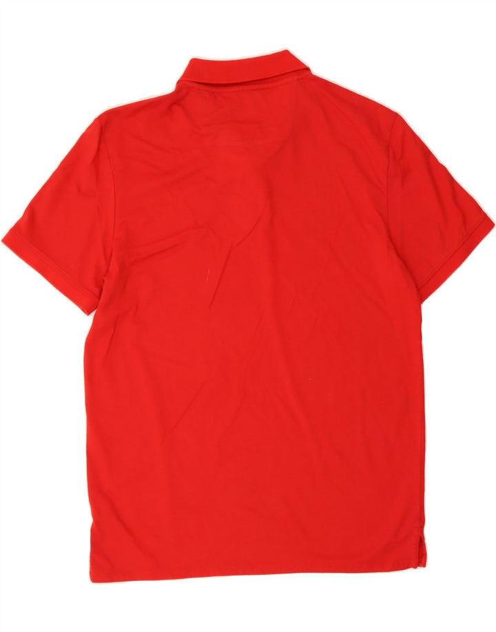 CALVIN KLEIN Mens Polo Shirt Medium Red Cotton Vintage Calvin Klein and Second-Hand Calvin Klein from Messina Hembry 