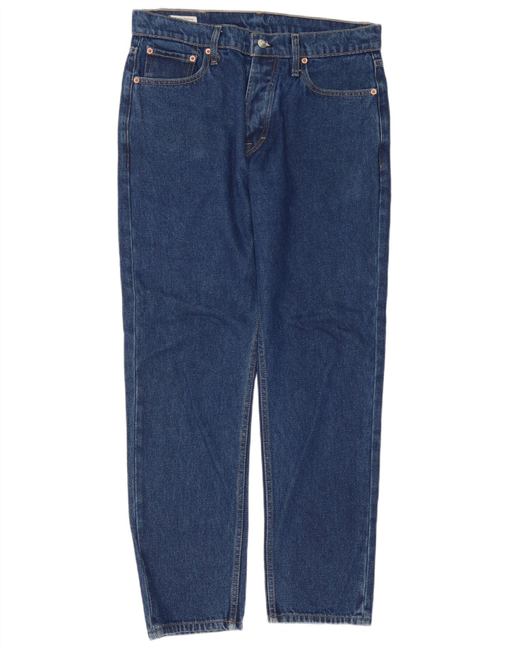 Męskie jeansy Levi's 501 Straight W32 L30 Niebieskie bawełniane
