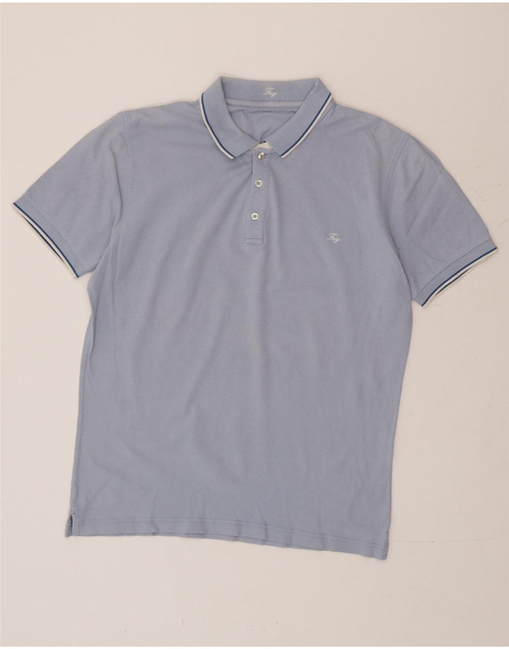 Męska koszulka polo FAY XL w niebieskie paski