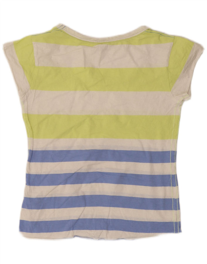 T-shirt damski White Stuff Top UK 10 w małe, wielokolorowe paski