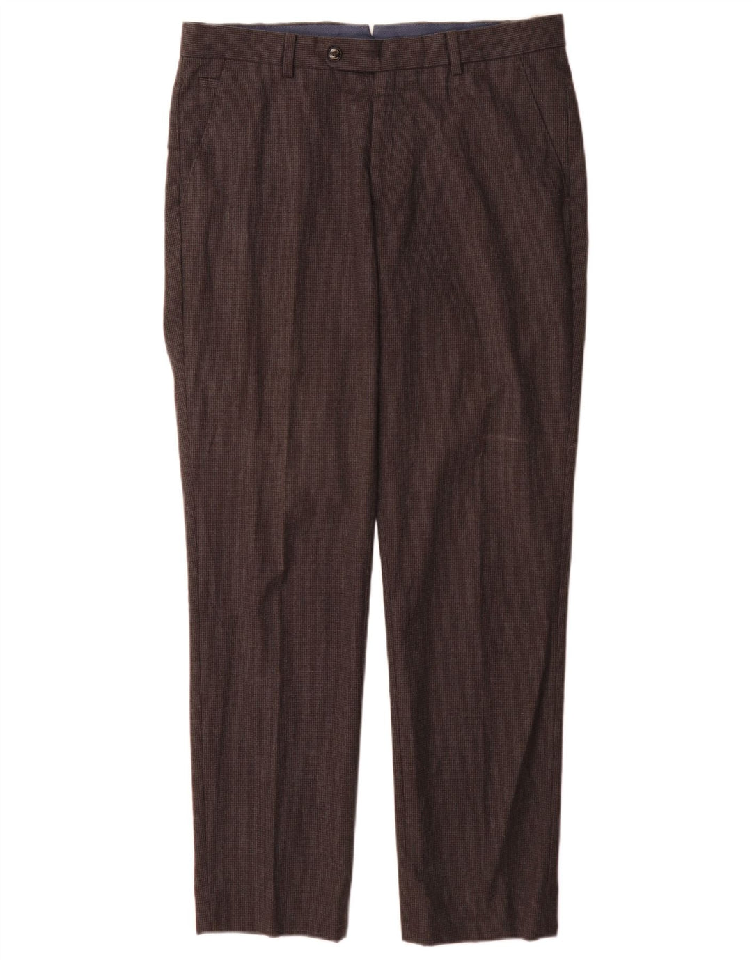 Męskie spodnie casual Massimo Dutti EU 42 Large W32 L32 Szara pepitka