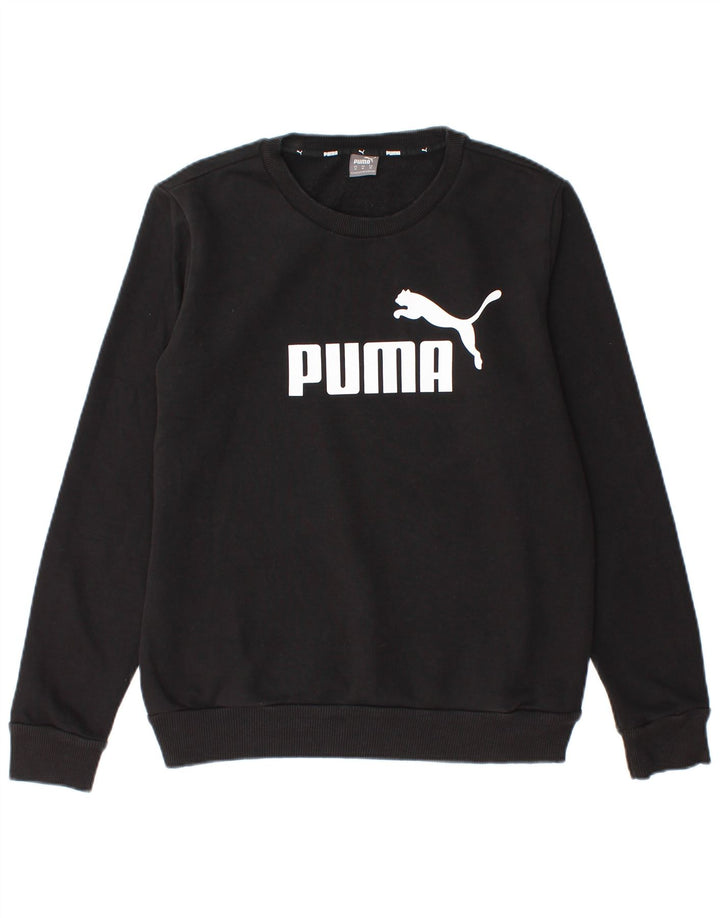 Męska bluza z grafiką Puma, średnia czarna