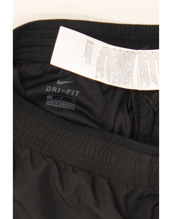Damskie spodenki sportowe Nike Dri Fit UK 8, małe, czarne, poliestrowe