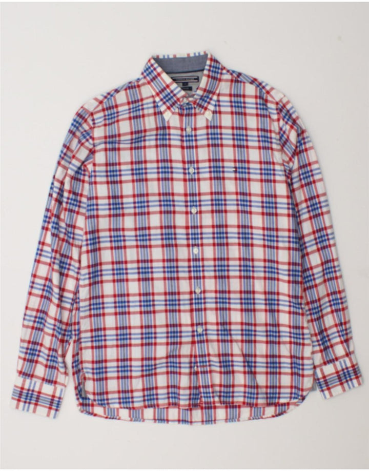 Koszula męska Tommy Hilfiger o dopasowanym kroju, mała, wielobarwna, bawełniana krata