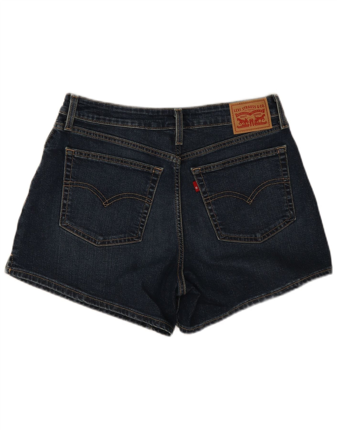 Damskie spodenki jeansowe Levi's W30 Średni niebieski, bawełniany