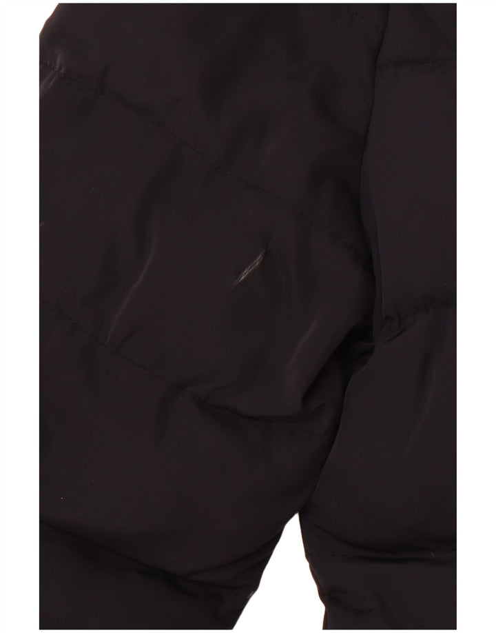 Damska ocieplana kurtka PUFFA UK 16, duża, czarna, poliester