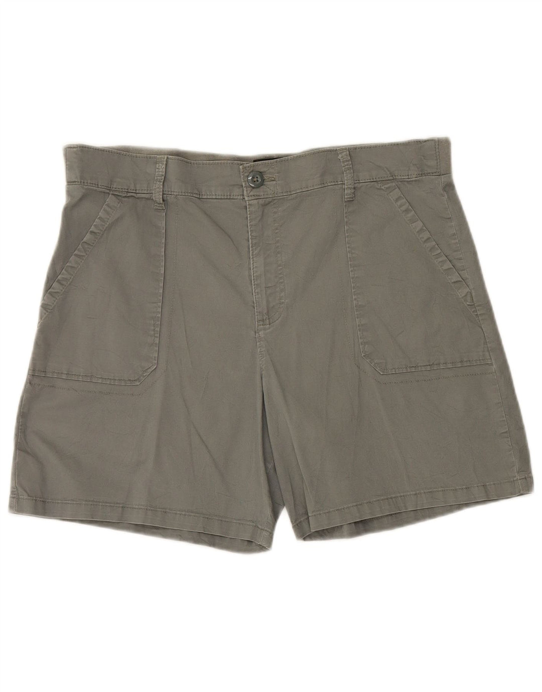LEE Womens Casual Shorts US 16 2XL W36  Grey Cotton