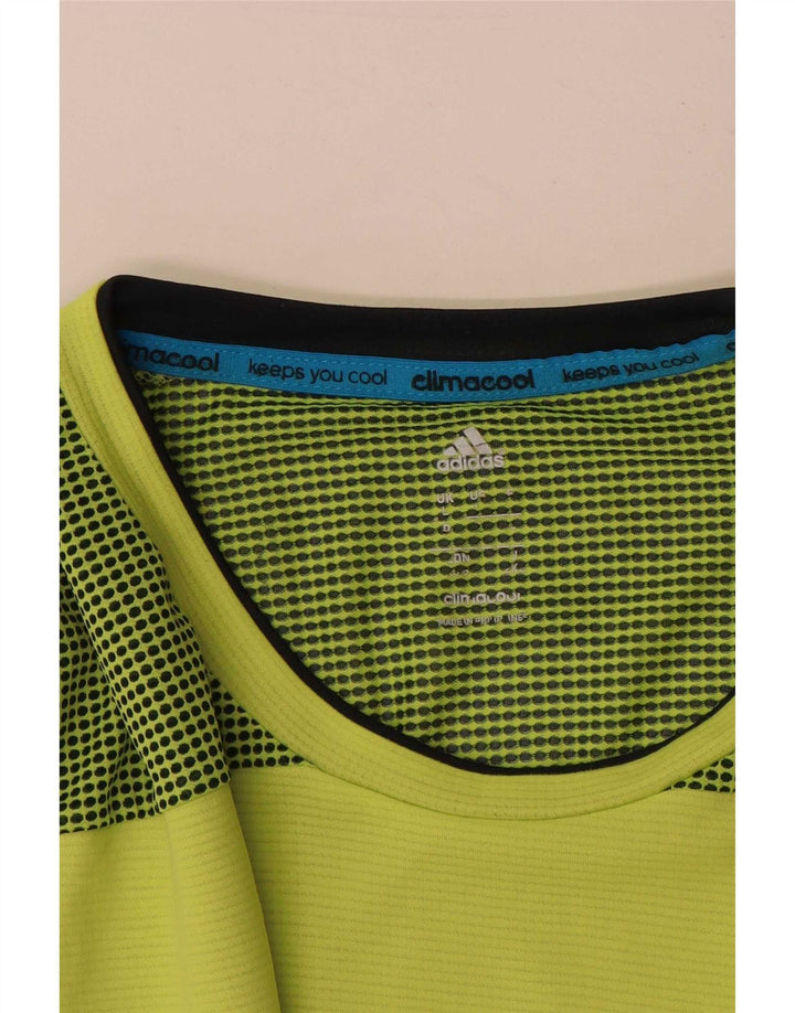 Adidas Męska koszulka Climacool Top, duża, zielona, z poliestru