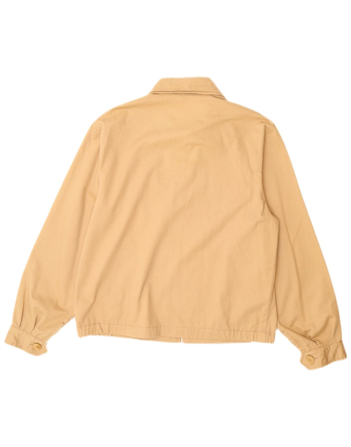 Męska kurtka bomberka Benetton UK 38, średnia beżowa bawełna