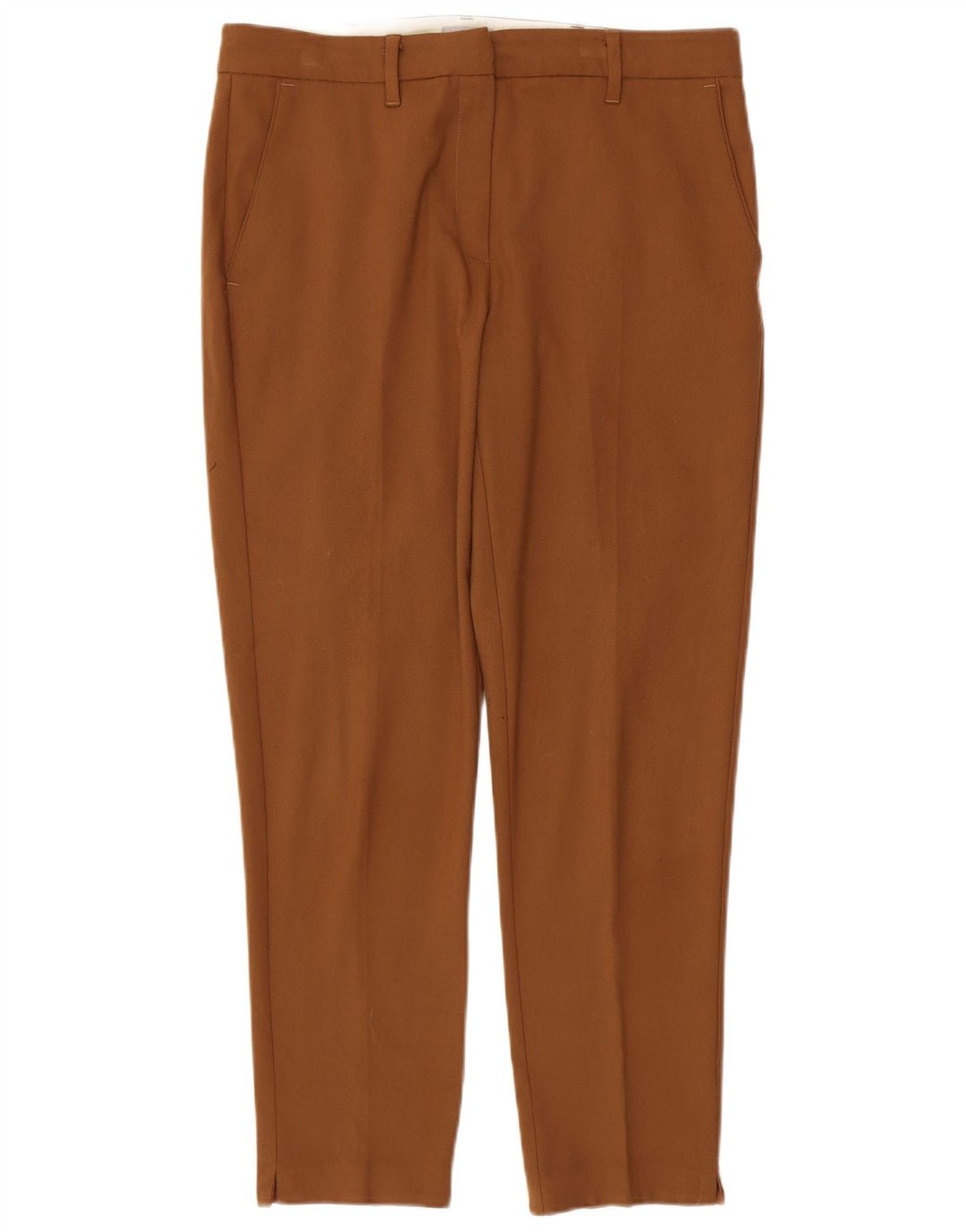 Damskie spodnie garniturowe MARELLA UK 14 Large W34 L28 Brązowy poliester