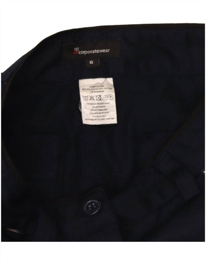 Marks & Spencer Damskie bermudy UK 6 XS W26 Granatowy poliester