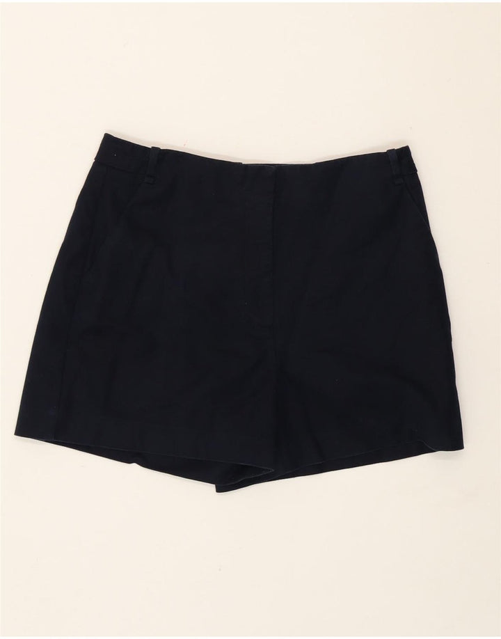 Damskie spodenki chino z wysokim stanem Zara, średnie W28, granatowe