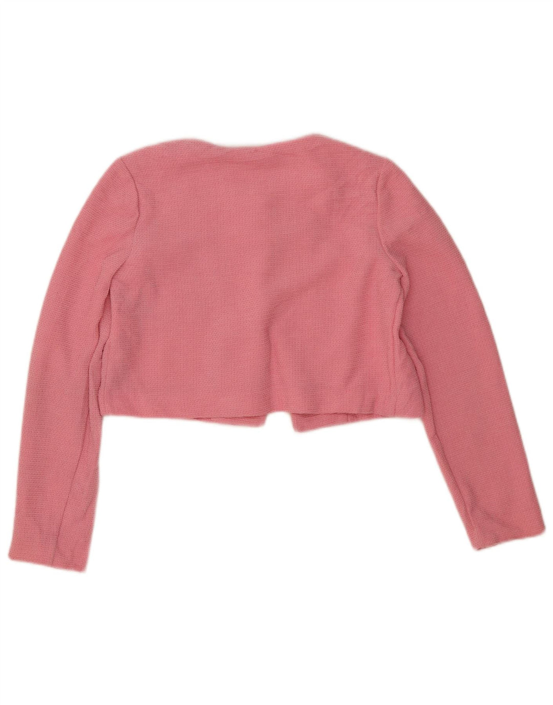 Sweter damski Zara Crop Cardigan UK 10, mały, różowy poliester