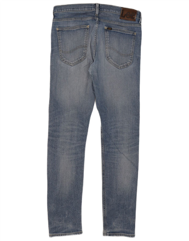Lee Męskie Luke Slim Jeans W32 L32 Niebieskie bawełniane